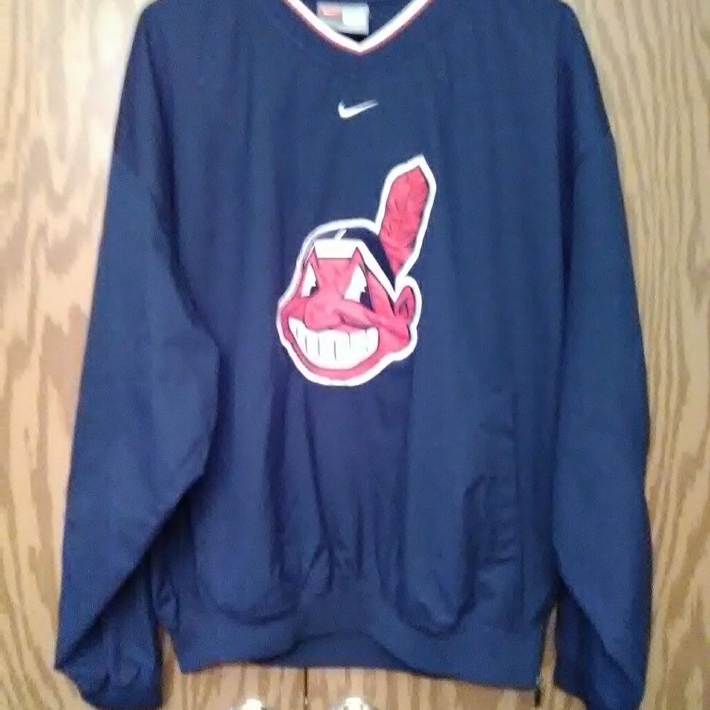 Nike Cleveland Indians Jacket Size Large